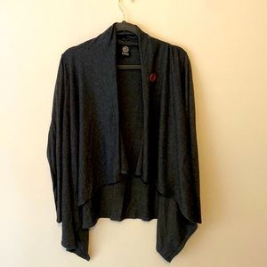 Bobeau signature one button cardigan.